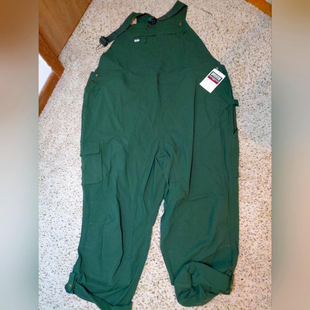 Duluth Trading Co Mountain Green Heirloom Overalls 3X NWT